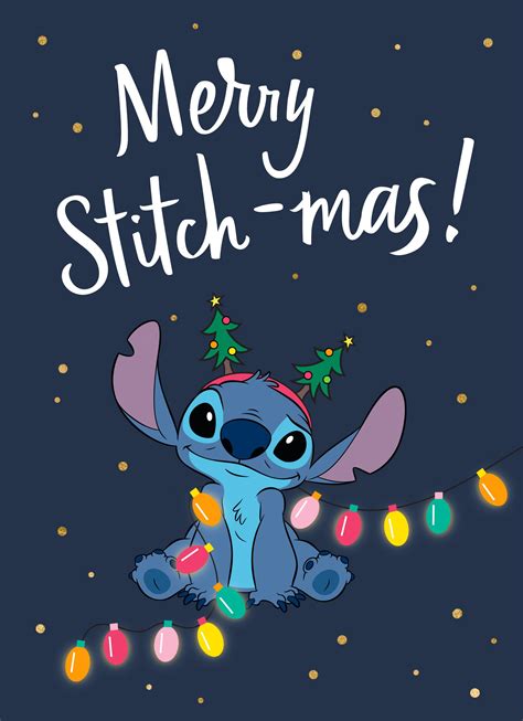Merry Stitch-mas | Hallmark | Christmas cards, Disney christmas cards ...