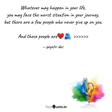 Whatever may happen in yo... | Quotes & Writings by gayatri das | YourQuote