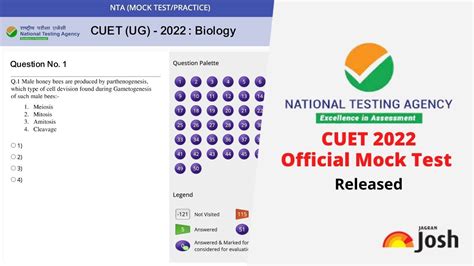 CUET 2022 Mock Test Released: NTA releases official CUET Mock Test ...
