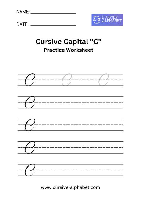 Cursive Capital Letter C