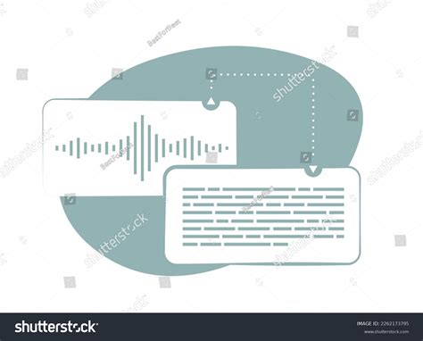 Speech Text Automatic Voice Recognition Concept Stock Vector (Royalty ...