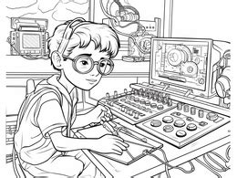 Information Technology Coloring Pages 的图像结果