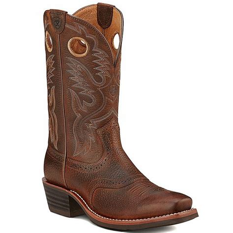 Ariat Men's Heritage Roughstock Western Boots, Size 11.5 - Brown Oiled Rowdy (1 pair) Delivery ...