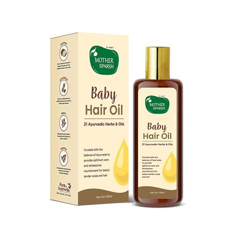 Mother Sparsh Ayurvedic Baby Hair Oil 100ml - Cureka - Online Health ...