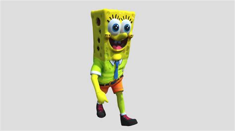 Tall Spongebob - Download Free 3D model by No Skill Modelling ...