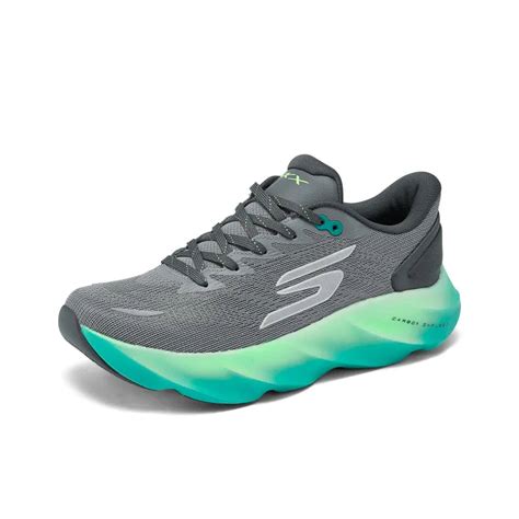 Skec_hers SKX Aero Burst Abrasion-Resistant Running Shoe Men's Gray Bl ...