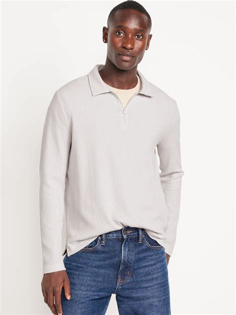 Men's Long Sleeve Waffle Knit Shirts | Old Navy