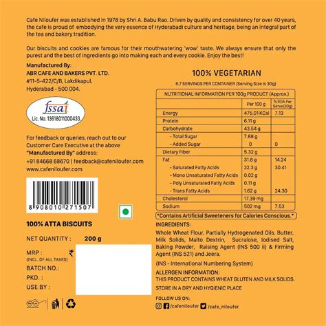 100 % Atta Biscuits | Cafe Niloufer Best cafe & chai