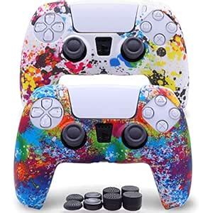 Sofunii 2 Pack Silicone Controller Skins Anti-Slip Cover Case Protector ...