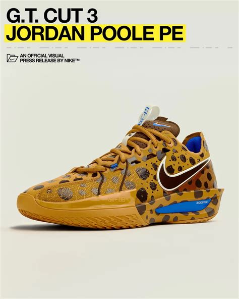 Jordan Poole Nike GT Cut 3 Milk and Cookies Release Date