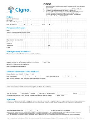Fillable Online Le formulaire au format PDF 2 - Cigna Fax Email Print ...