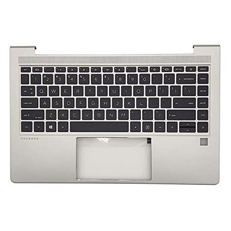 wzqrps Replacement Laptop Upper Case Palmrest Non-Backlit Keyboard ...