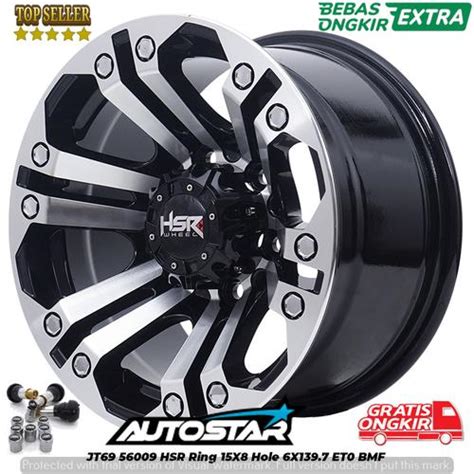Jual VELG HSR JT69 R15 BUAT MOBIL Pajero Sport, Strada, Triton ...