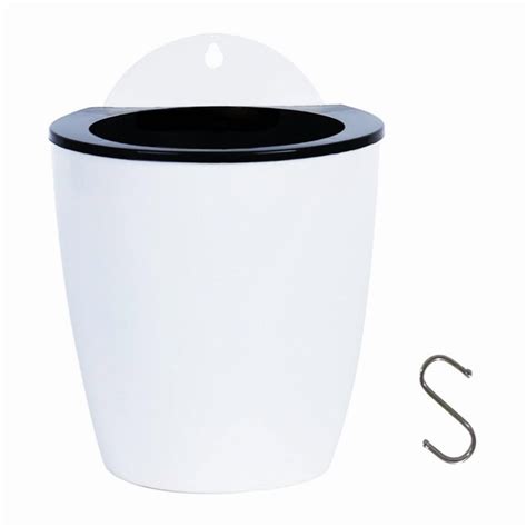 Hangable Planter Flower Pot for Indoor Outdoor with Water Separation ...