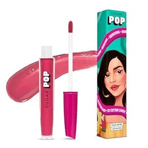 Buy SUGAR POP High Shine Lip Gloss | Contains Vitamin E & Hyaluronic ...