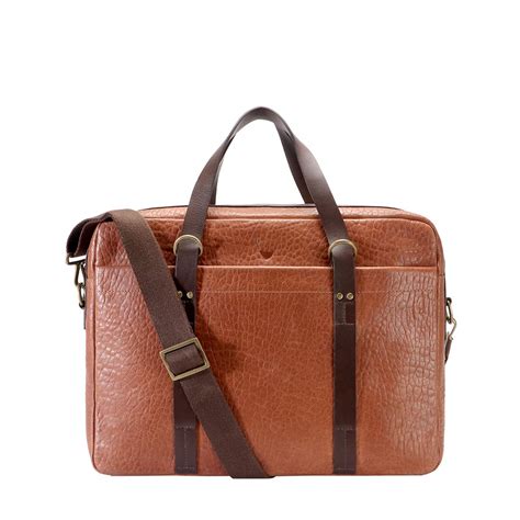 Hidesign Amerigo 01 Men's Laptop Bag - Tan : Amazon.in: Fashion