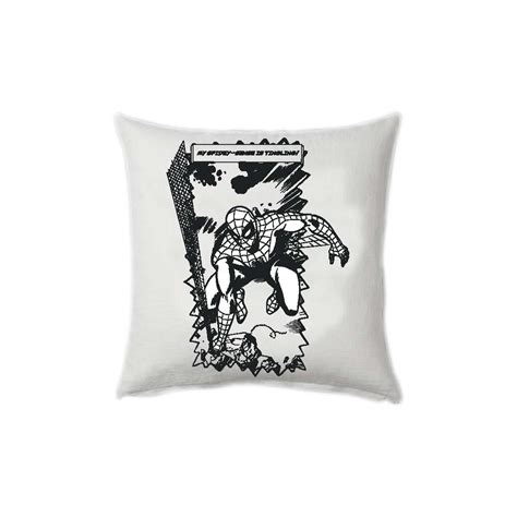 Buy Marvel Classic Spiderman Square Stretch Polyester Cushion Cover ...