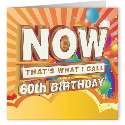 Buy Cult Kitty - Now That's What I Call 60th Birthday - Joke Happy ...