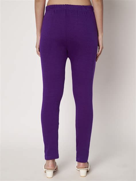 Winter Wear Legging Purple Color - Fashoraa