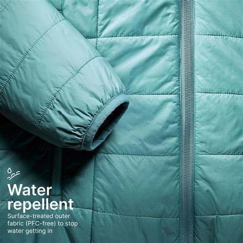 Buy WoMen's Trekking Padded Jacket Hooded 5°C Turquoise Online | Decathlon