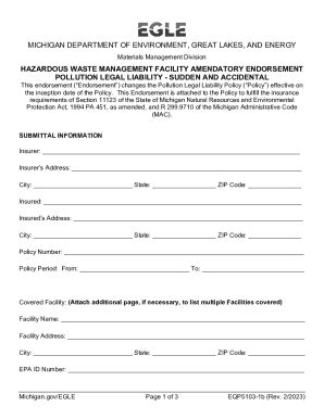Fillable Online Form EQP5159 Hazardous Waste Transporter Inspection ...