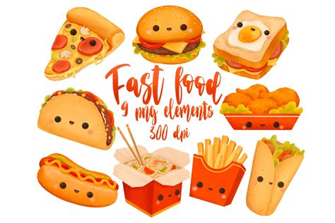Burger And Hot Dog Clipart Png