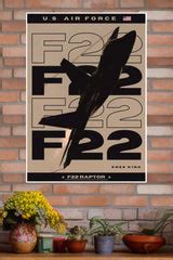 F-22 Raptor Poster | Fighter Plane Posters – The Poster Valley