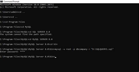 Image result for Import SQL Using Cmd