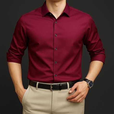 Wine Red Soft Premium Shirt – TenaxTees