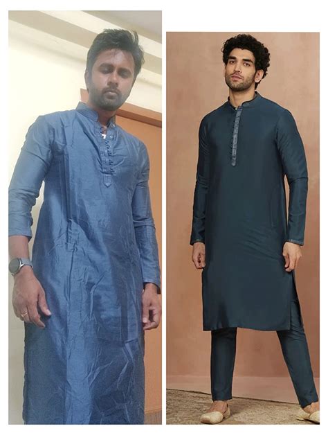 Manyavar Kurta Set for Men, Full Sleeves Mandarin Collar Ethnic Kurta ...