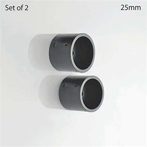 Buy DECO WINDOW Set of 2 Iron Curtain Rod End Wall Brackets - 25mm ...