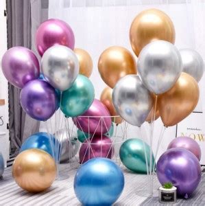 Flipkart.com | Alaina Solid Chrome Balloons for Birthday Decoration ...