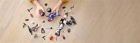 LEGO 76151 Marvel Spider-Man Venom Venomosaurus Ambush Set, 640 Pieces ...