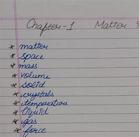 10 new words from the chapter matter in our surroundings ch 1 class9 ...