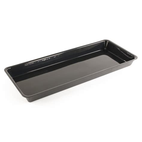 Meat Display Trays, 10" Length x 23 3/4" Width x 2" Height, Black ...