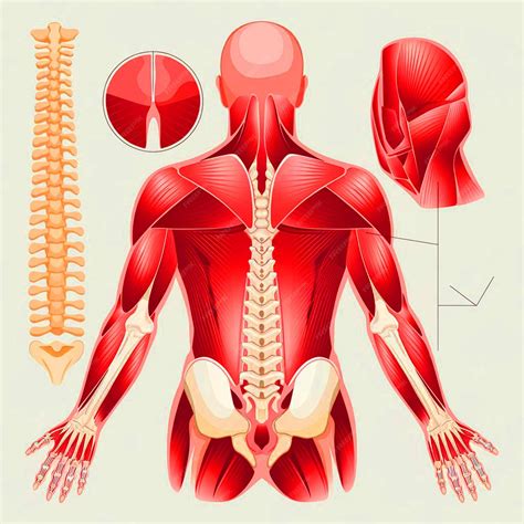 Human anatomy concept infographic poster with the internal organs of ...