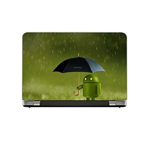 Elmax India Rain Enjoy With Android Laptop skin for 17 inches Laptop ...