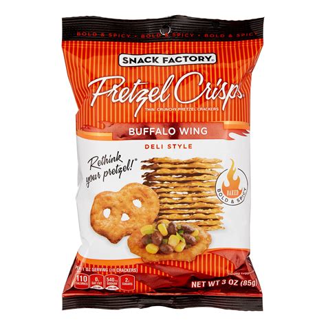 Pretzel Crisps, Buffalo Wing, 3 Oz, 6 Ct - Walmart.com