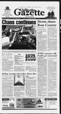 Chillicothe Gazette from Chillicothe, Ohio - Newspapers.com™
