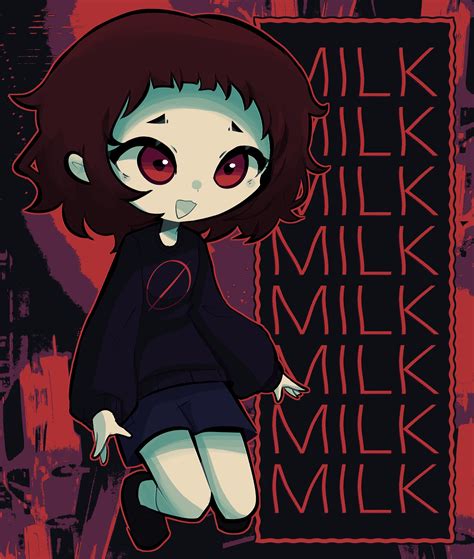 milk-chan (milk inside a bag of milk inside a bag of milk) drawn by ...