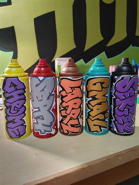 Personalized graffiti spray can – Artofit