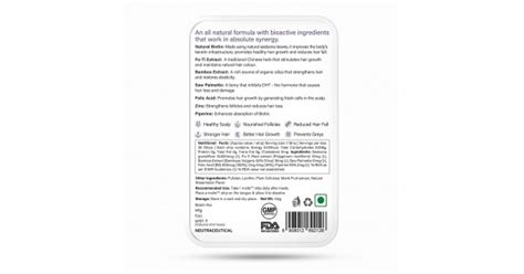 Wellbeing Nutrition Healthy Hair Oral Strips (Pack of 30) : Buy ...