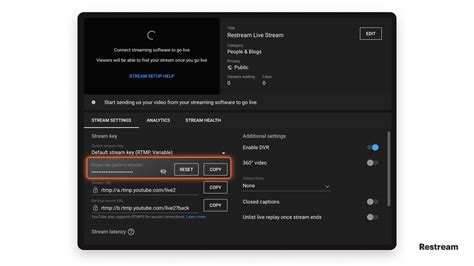 Image result for Stream Key YT