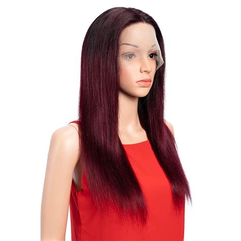 Buy SPOTLIGHT 13x4x0.5 Straight Lace Front Wigs Human Hair 22 Inch T ...