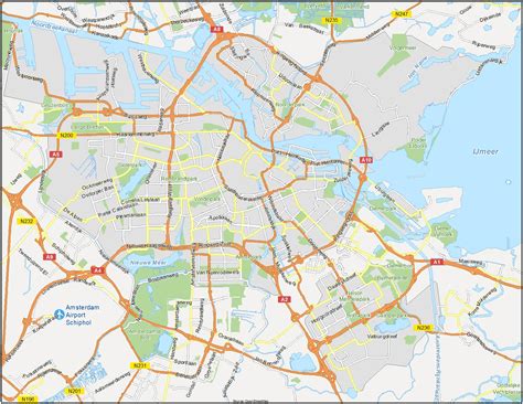 Hwy Map Netherlands