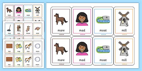 Initial /m/ Sound Playing Cards - SALT