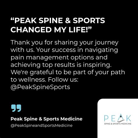 How to achieve Pain Management Options goals | Peak Spine & Sports ...