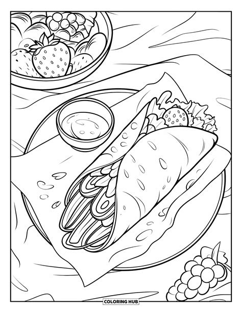 80+ Fast Food Coloring Pages for Kids & Adults (Free Printable PDFs)