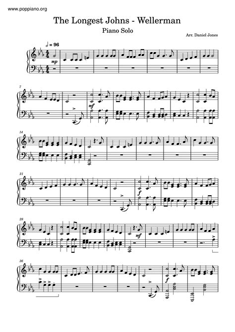 the wellerman | Sheet Music | Piano Score Free PDF Download | HK Pop ...