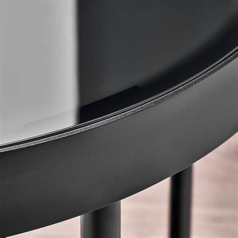 FRÖTORP coffee table/side table, set of 2, anthracite marble effect ...